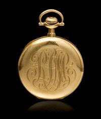 An 18 Karat Yellow Gold Hunter Case Pocket Watch, Patek Philippe & Cie.,