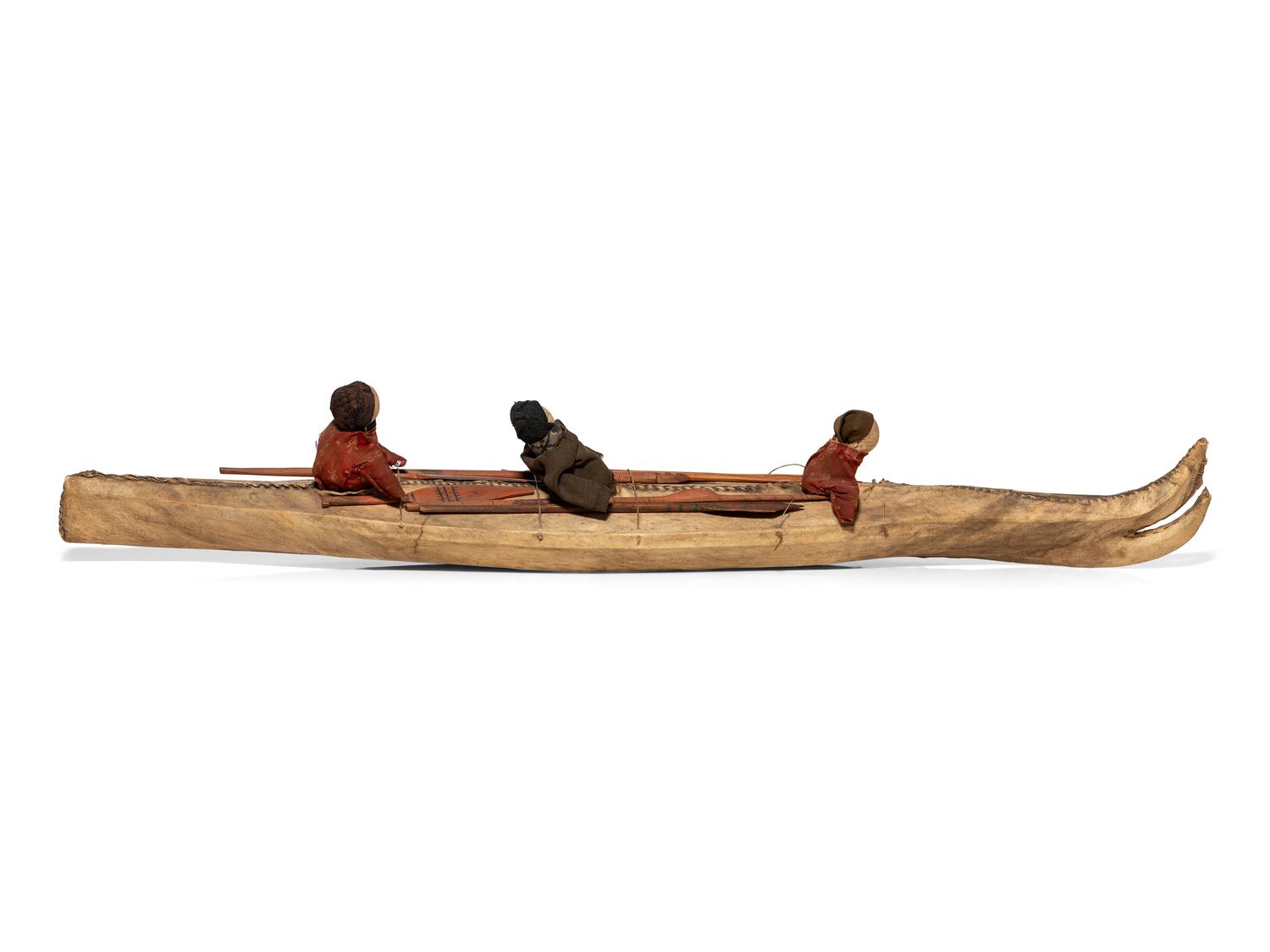 Arctic Sealskin Toy Kayak