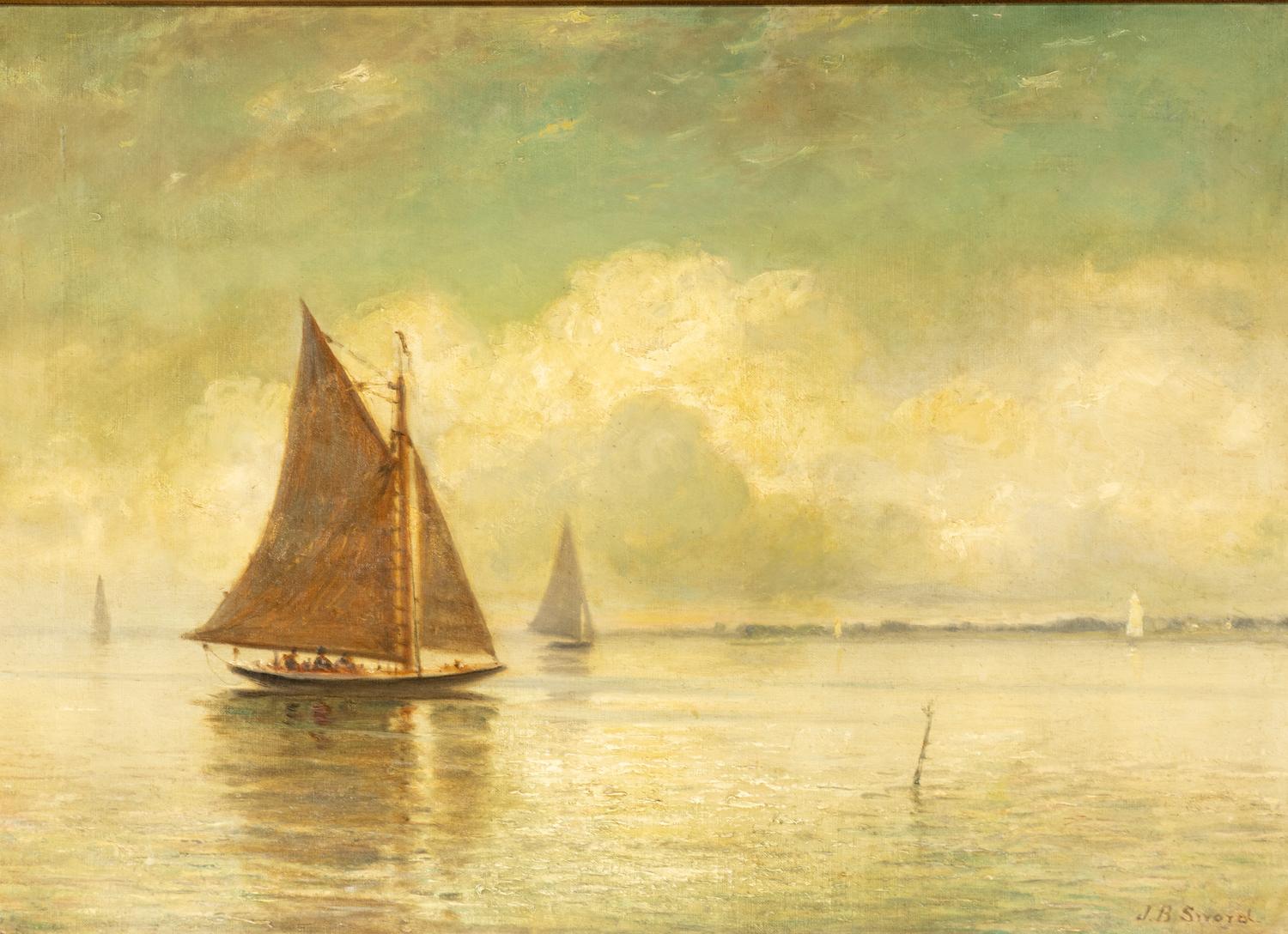 Sailboats in Bay