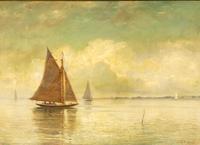 Sailboats in Bay