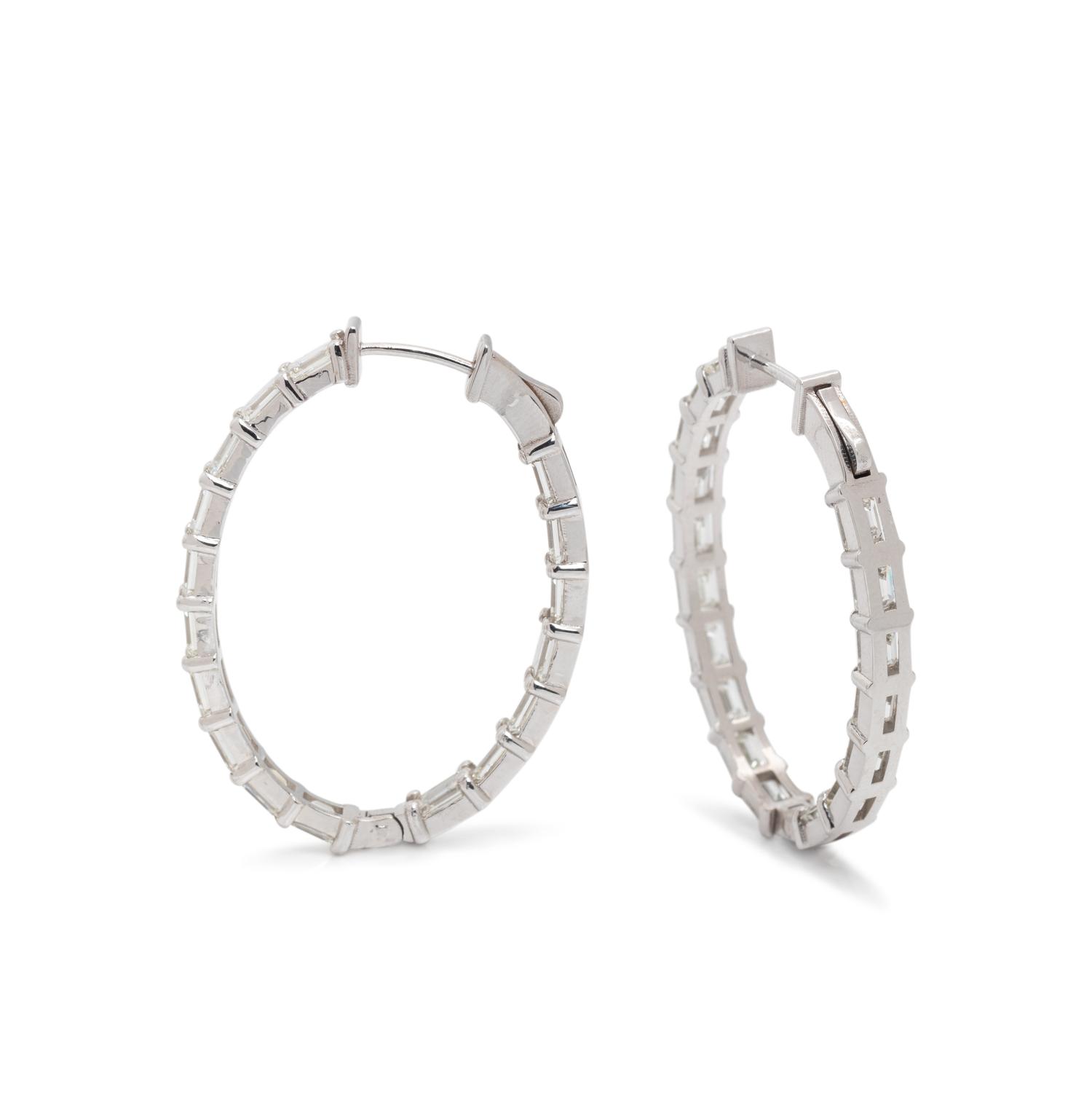 DIAMOND HOOP EARRINGS