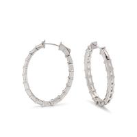 DIAMOND HOOP EARRINGS