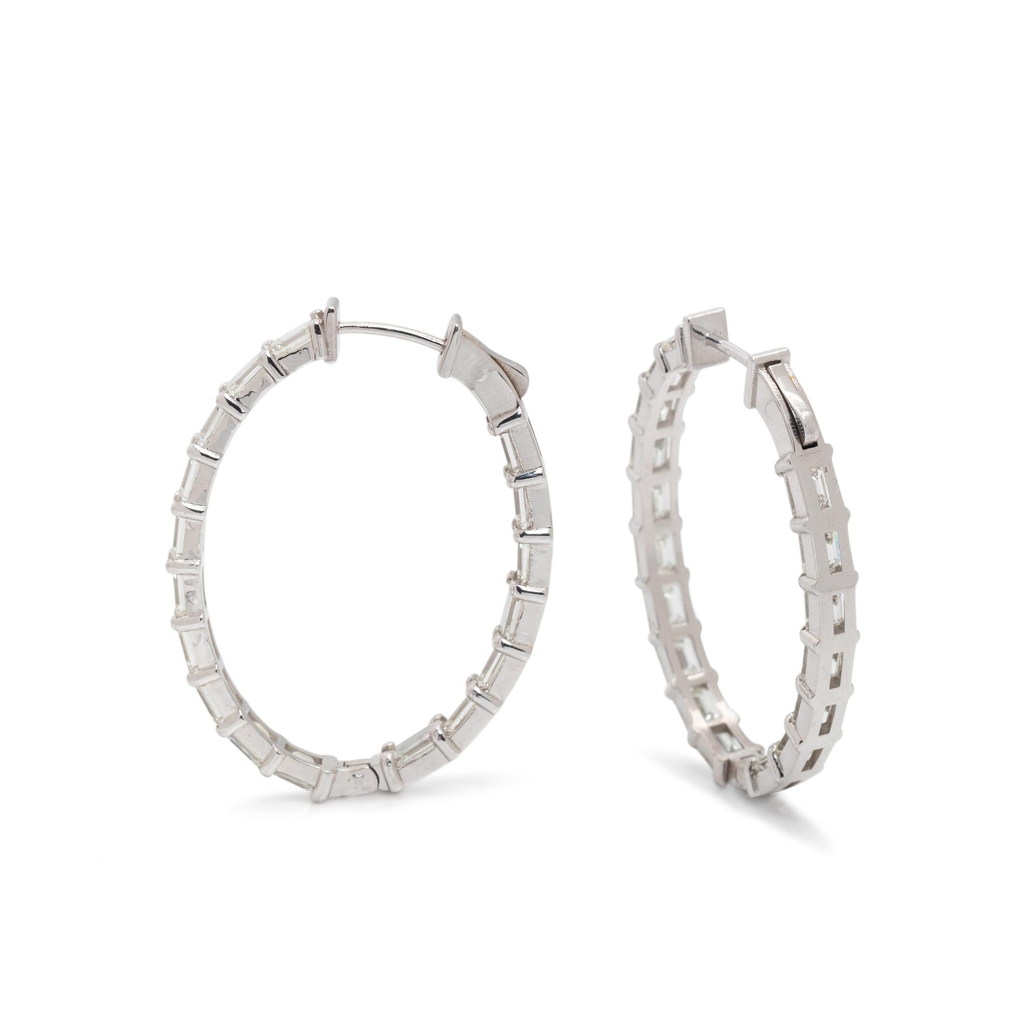 DIAMOND HOOP EARRINGS