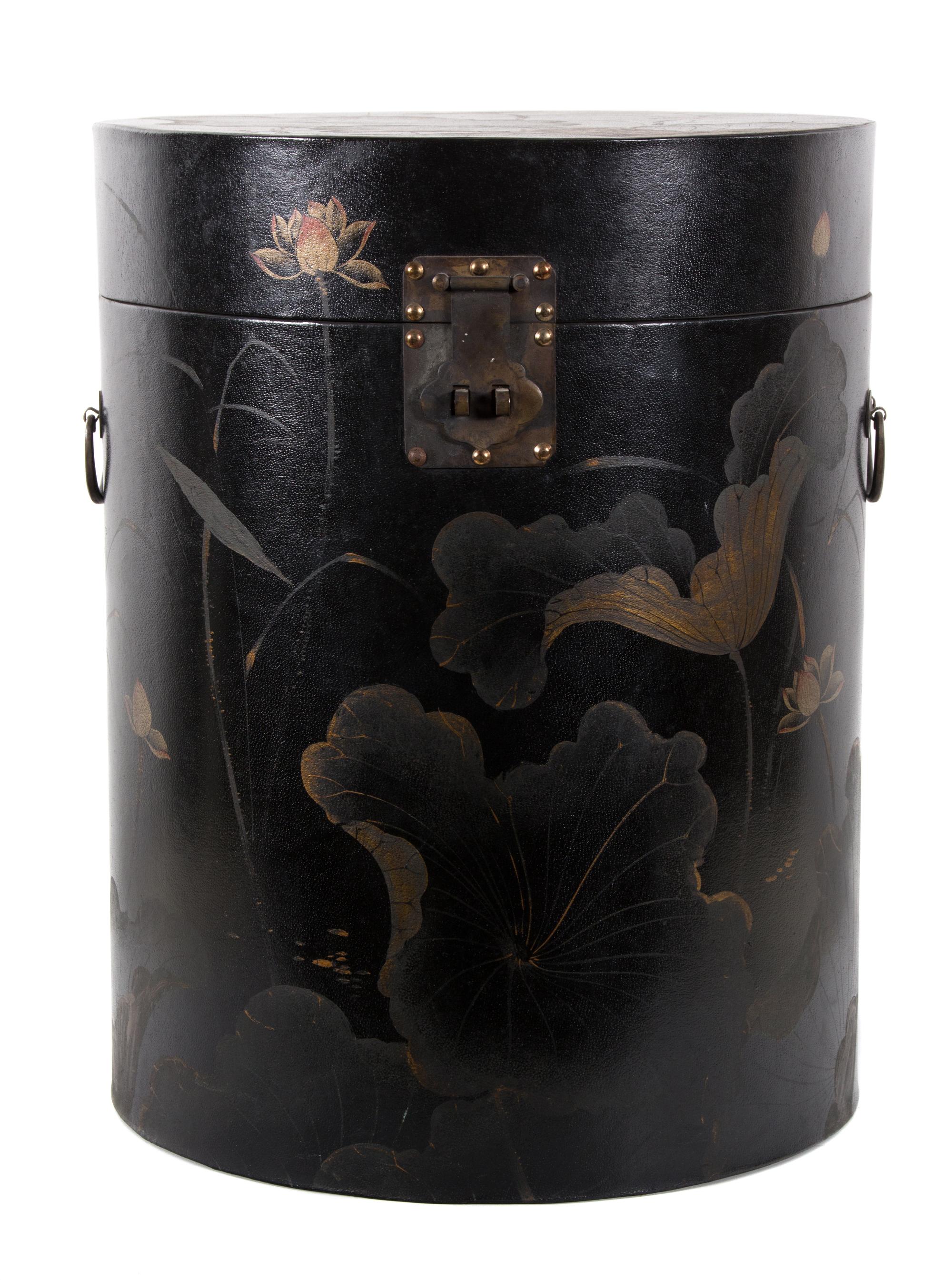 A Chinese Export Style Painted Box Height 21 inches. — 20TH CENTURY