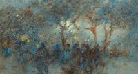 Study in Blue, Park Row, New York City