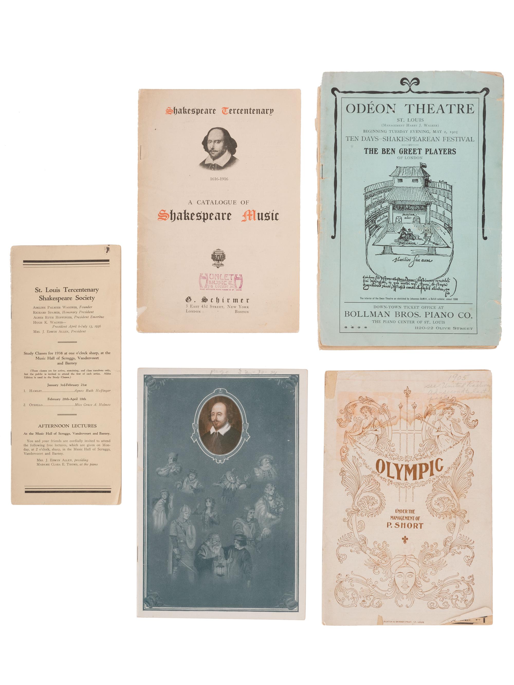[EARLY PHOTOGRAPHY]. A collection of photographs, artwork, and pamphlets identified to Sol Smith, actor and theatre manager.