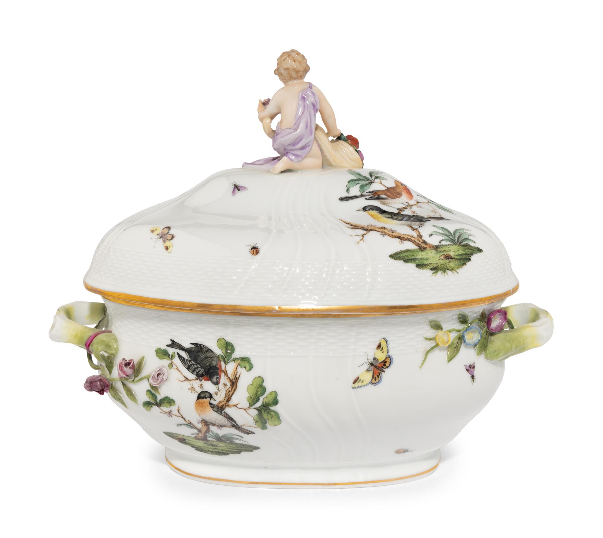 A Herend Porcelain Covered Tureen