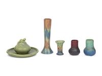 A Collection of Glazed Pottery Vessels