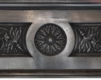 A Cast Iron Fireplace Mantel 58.5" W x 9" D x 53.5" H — England, Late 19th Century