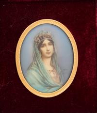 Three Porcelain Portrait Plaques