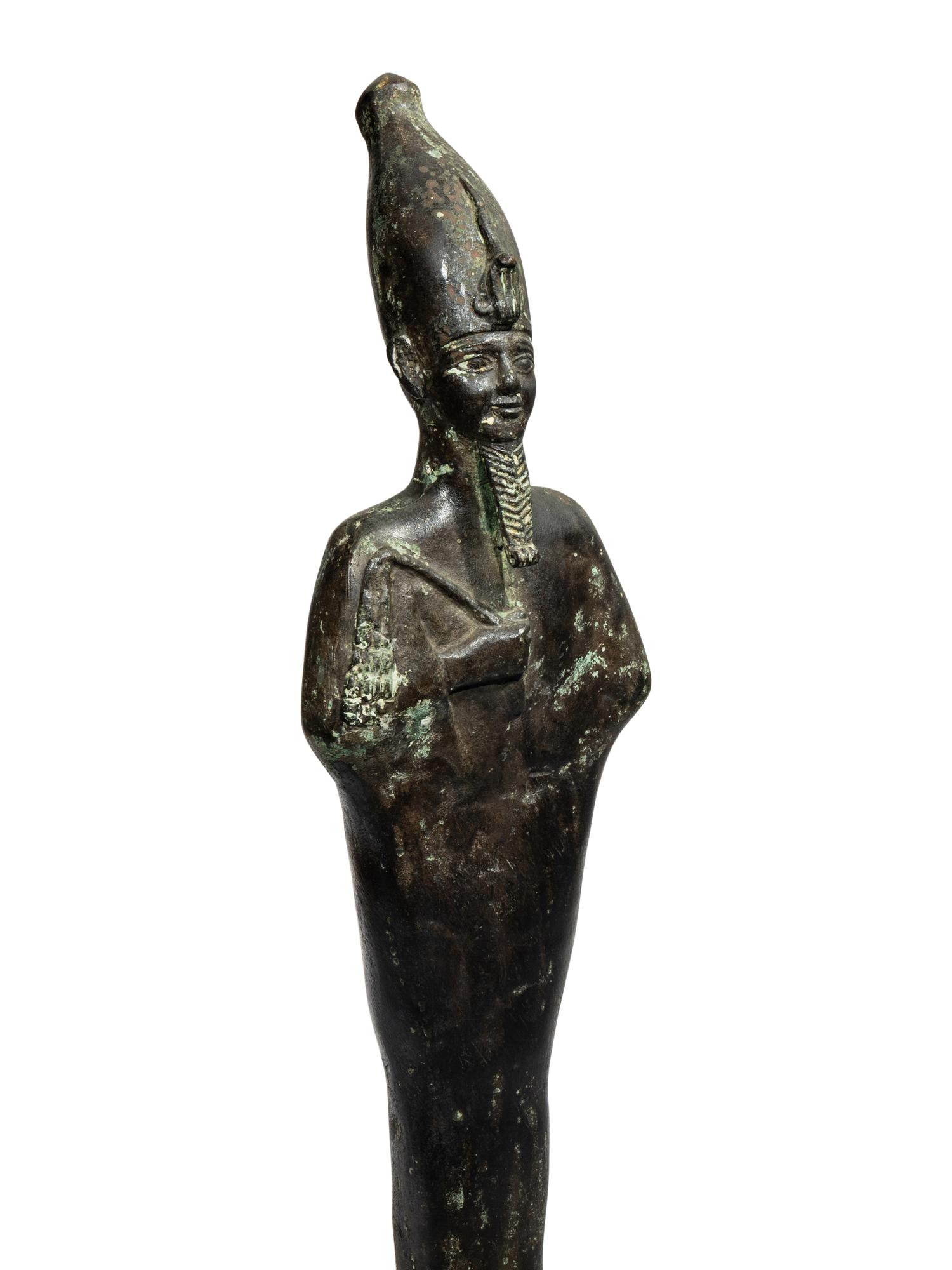 An Egyptian Style Bronze Osiris