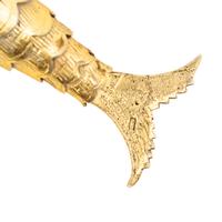 A Dutch Silver-Gilt Articulated Fish