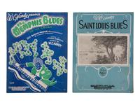 [AFRICAN AMERICANA - MUSIC]. HANDY, W.C. (1873-1958). A group of 3 items, including photograph and sheet music signed by W.C. Handy.