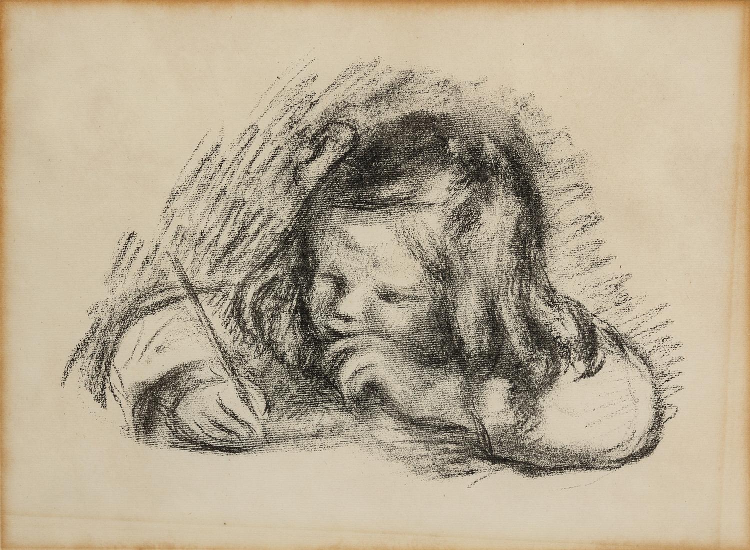 Le petit garçon au porte-plume (Claude Renoir écrivant)