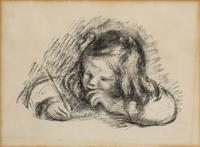 Le petit garçon au porte-plume (Claude Renoir écrivant)