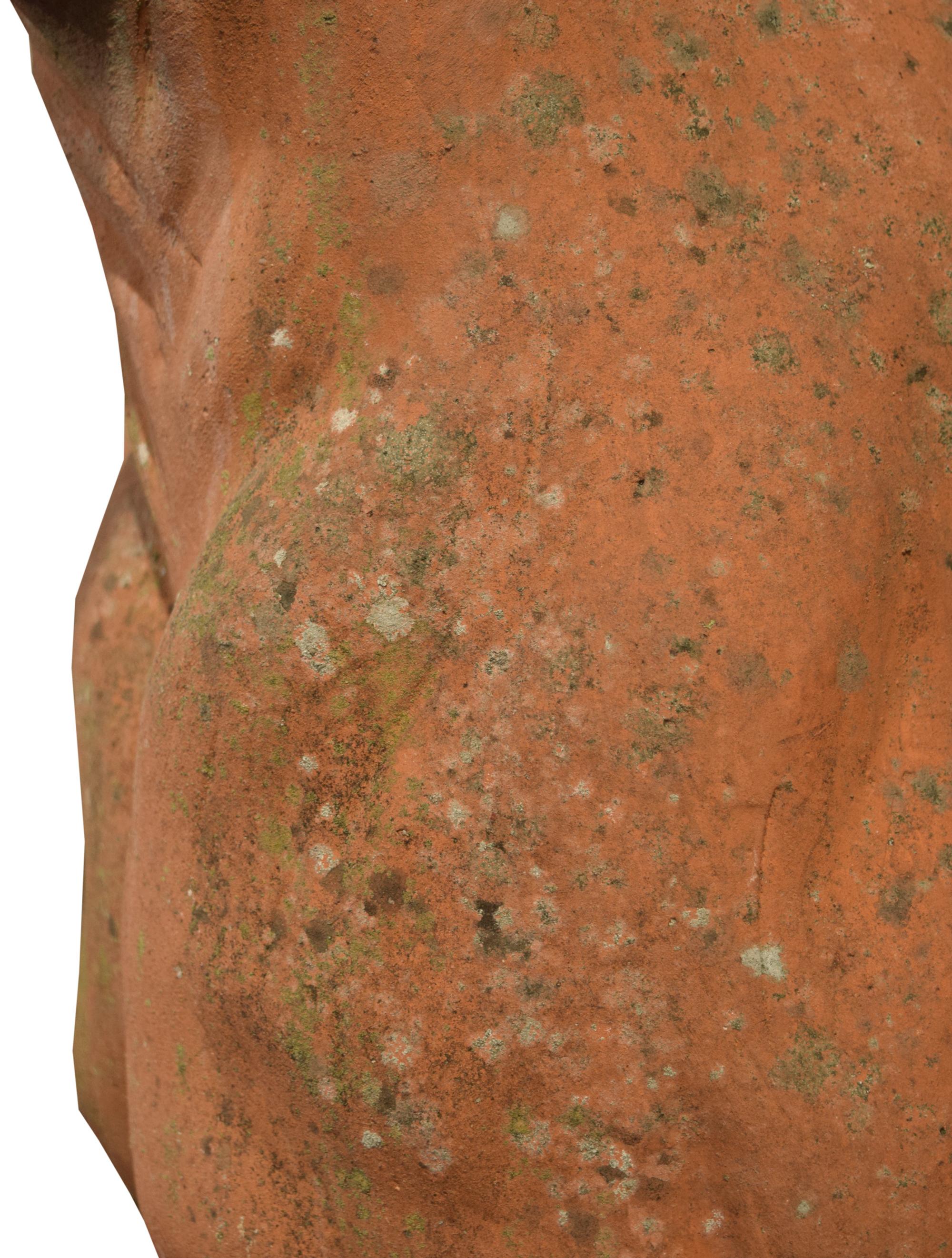 A Terra Cotta Panther 13" W x 15" D x 33" H — Italy, Mid-20th Century