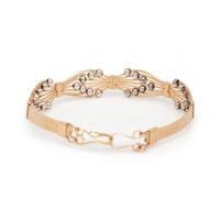 YELLOW GOLD AND SILVER BRACELET