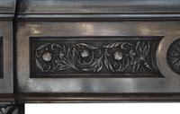 A Cast Iron Fireplace Mantel 58.5" W x 9" D x 53.5" H — England, Late 19th Century