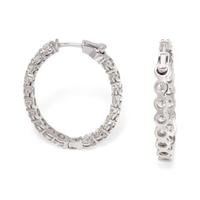 DIAMOND HOOP EARRINGS