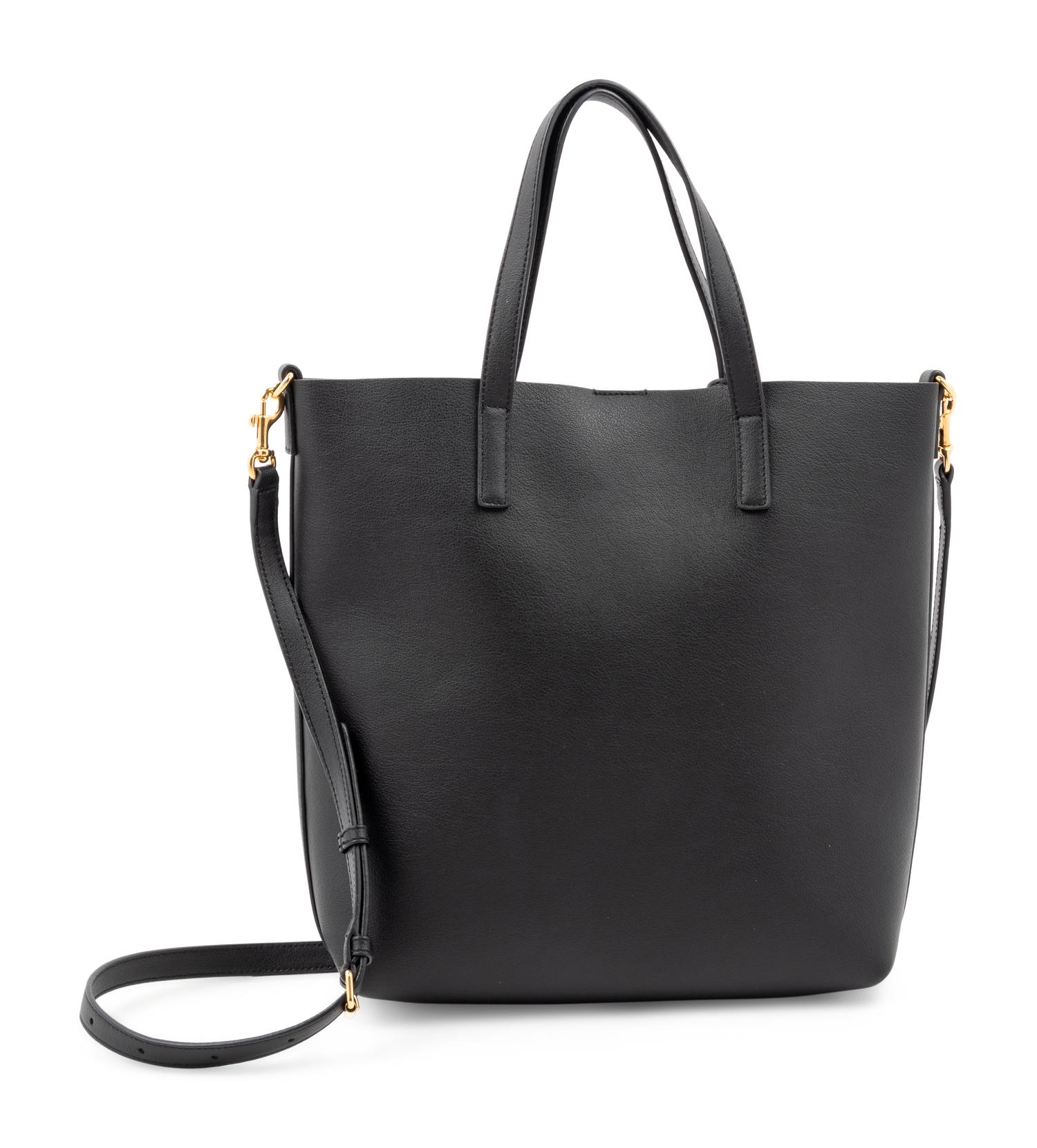 YSL Black Leather Toy Shopping Tote, c.2019