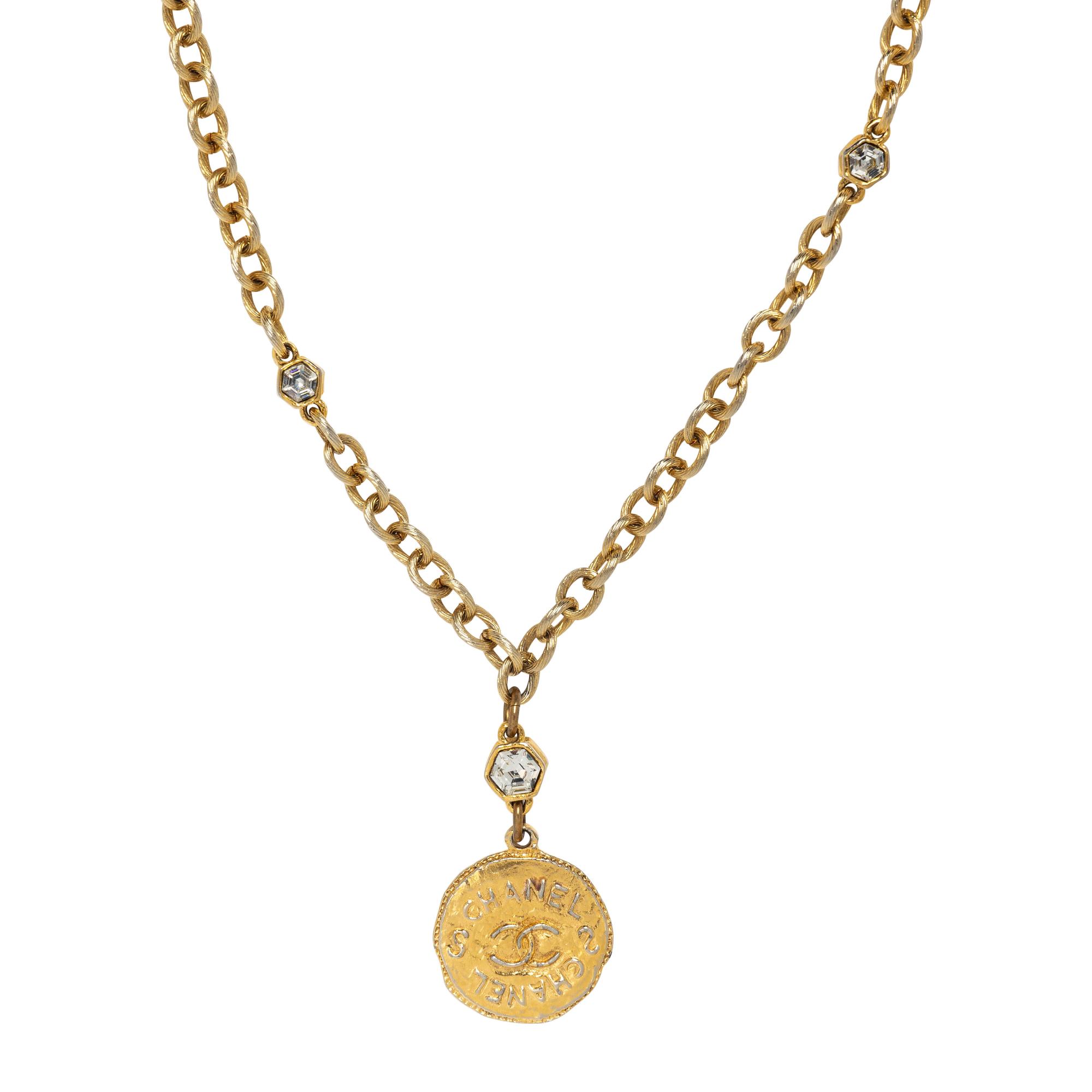 Chanel, Medallion Pendant Necklace