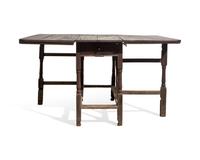 A William & Mary Walnut Gateleg Dining Table
