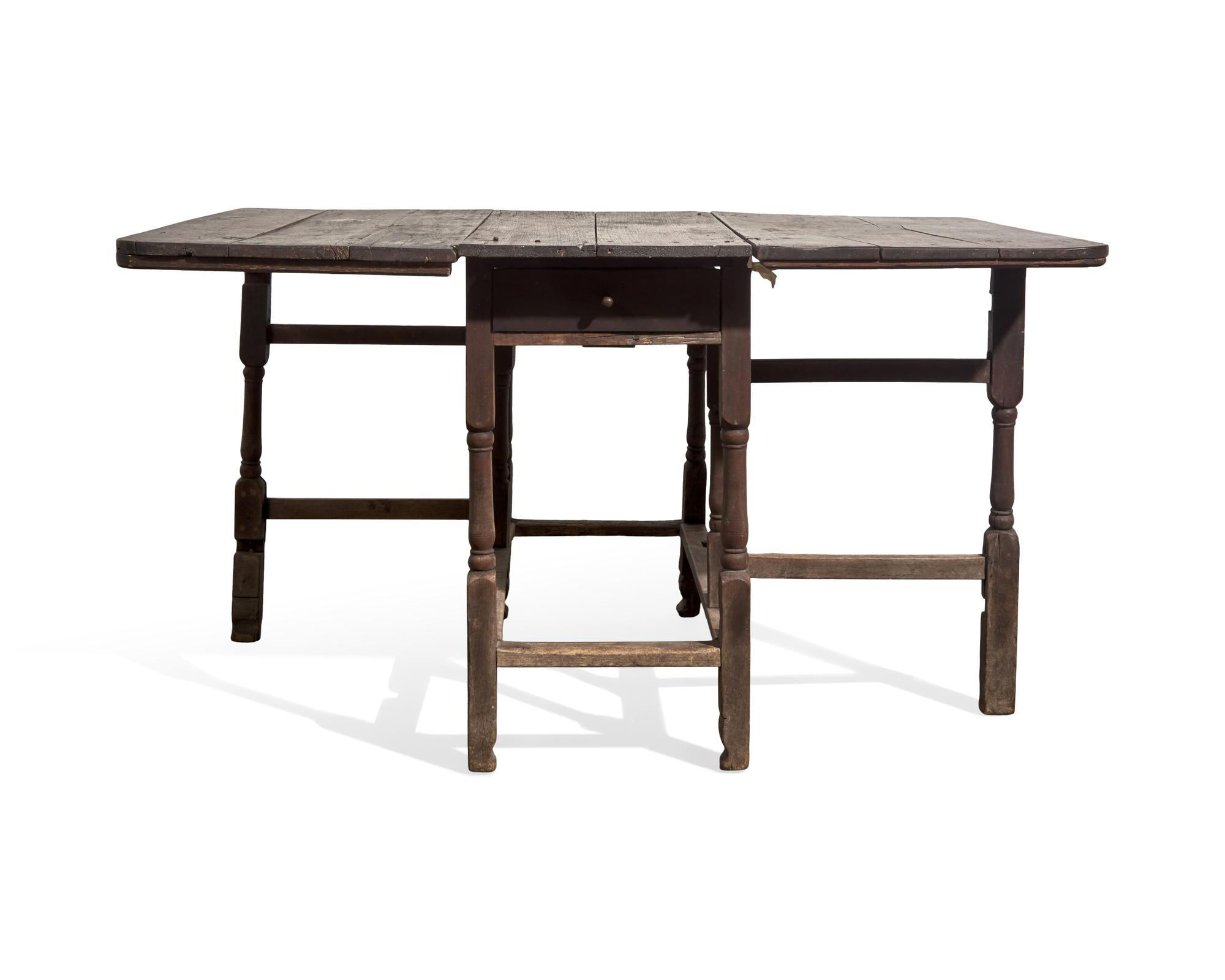 A William & Mary Walnut Gateleg Dining Table