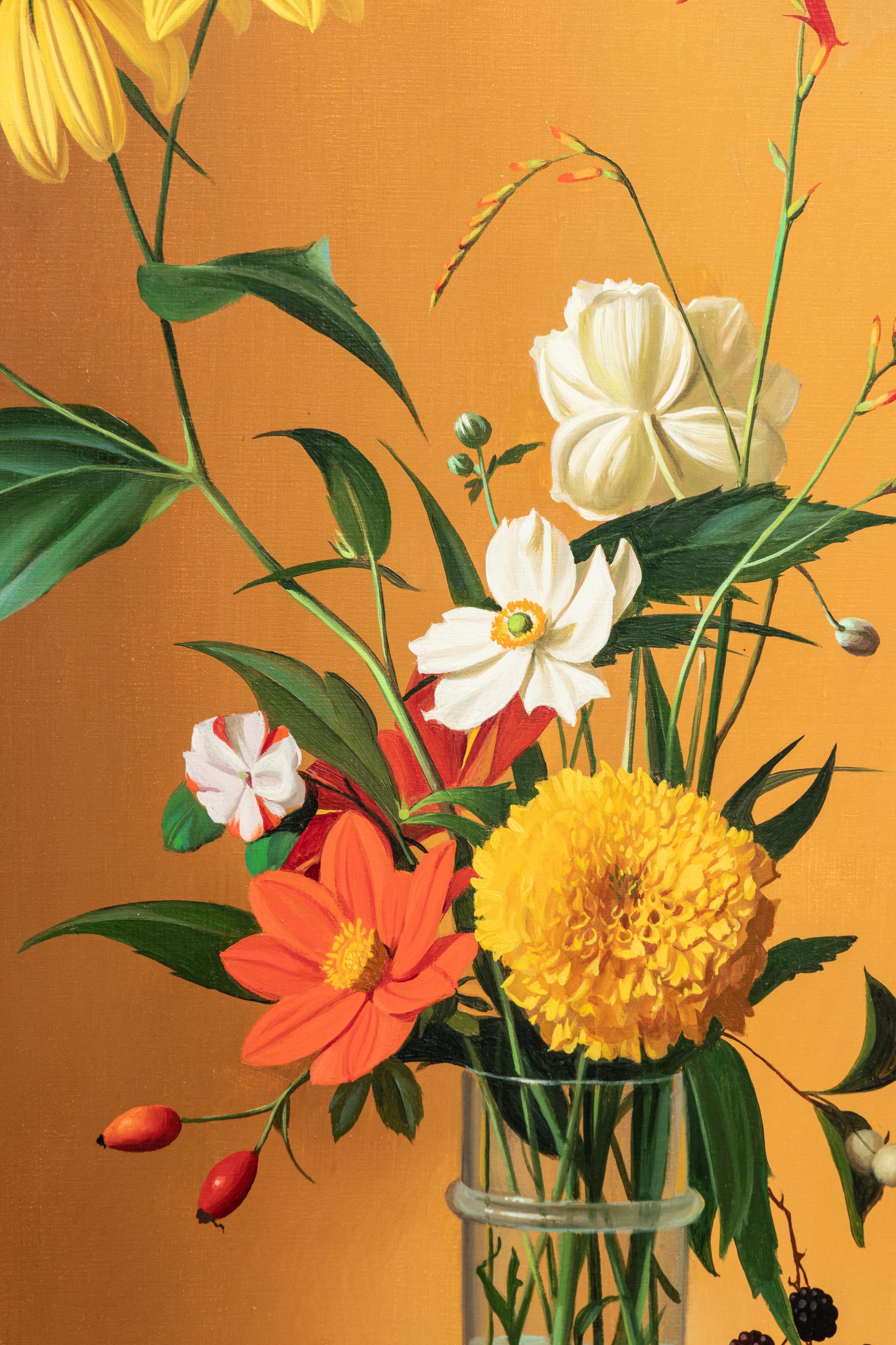 Fleurs et fraises