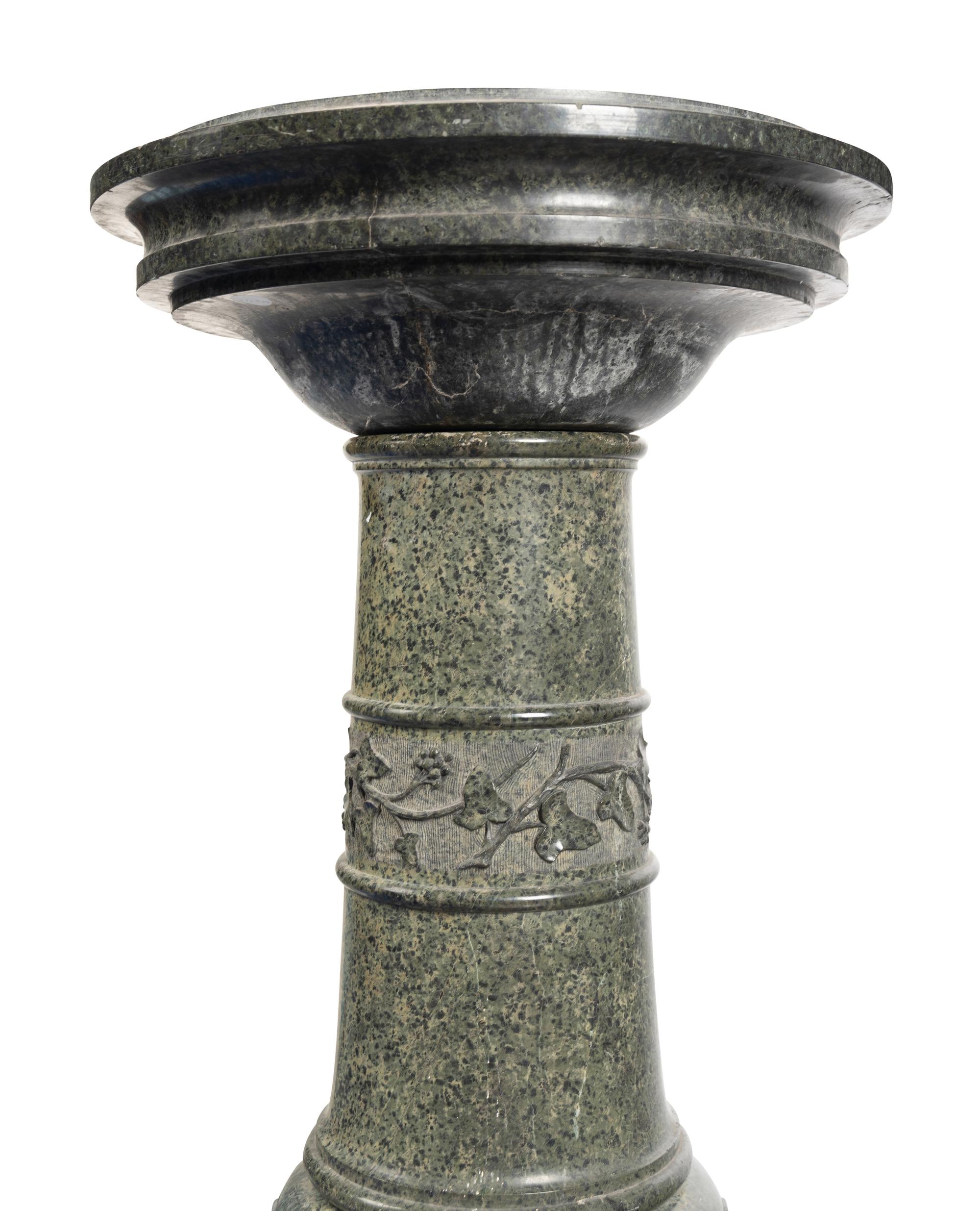 A Continental Marble Holy Water Font