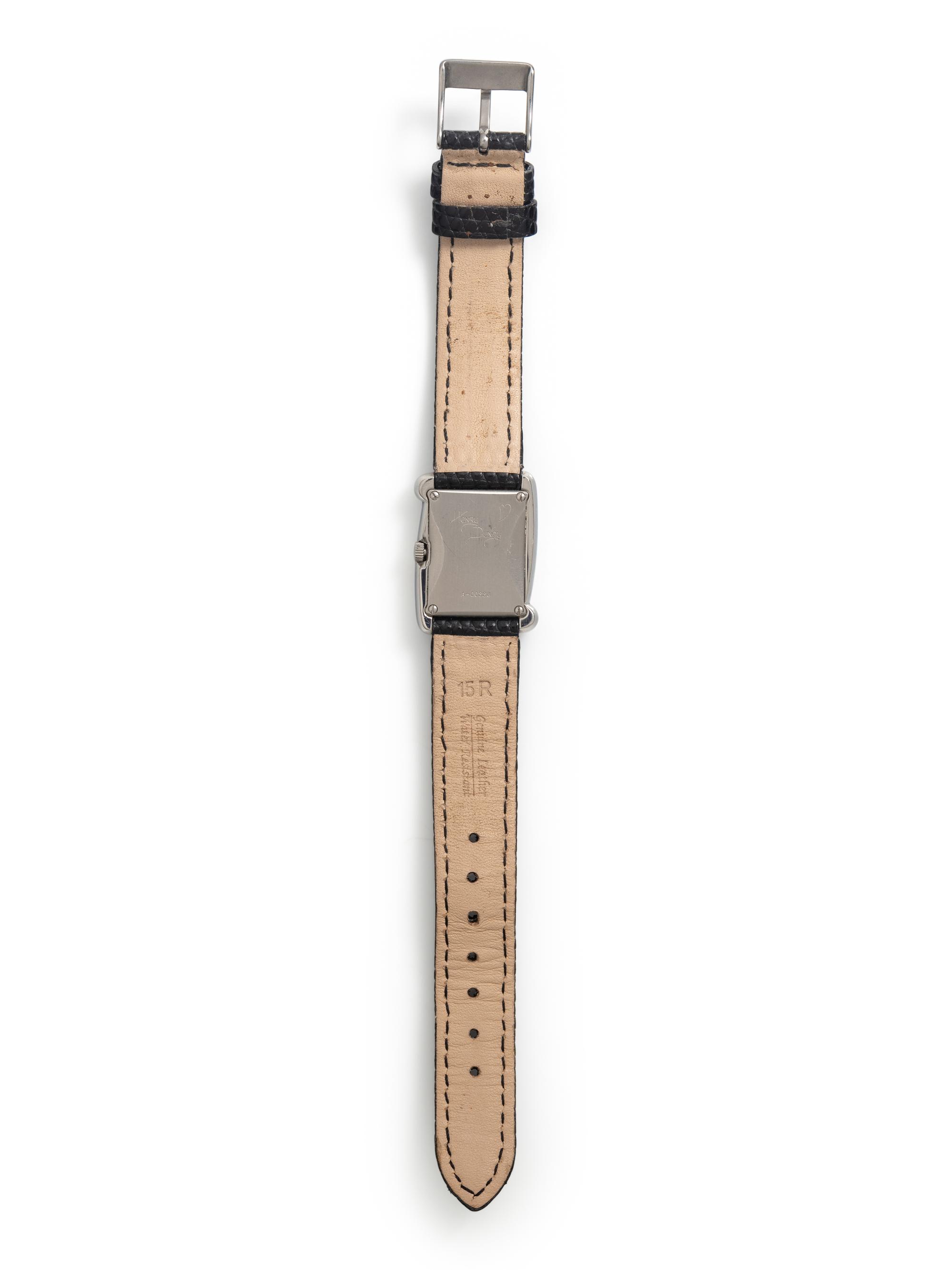 HENRY DUNAY, STAINLESS STEEL 'SABI' WATCH