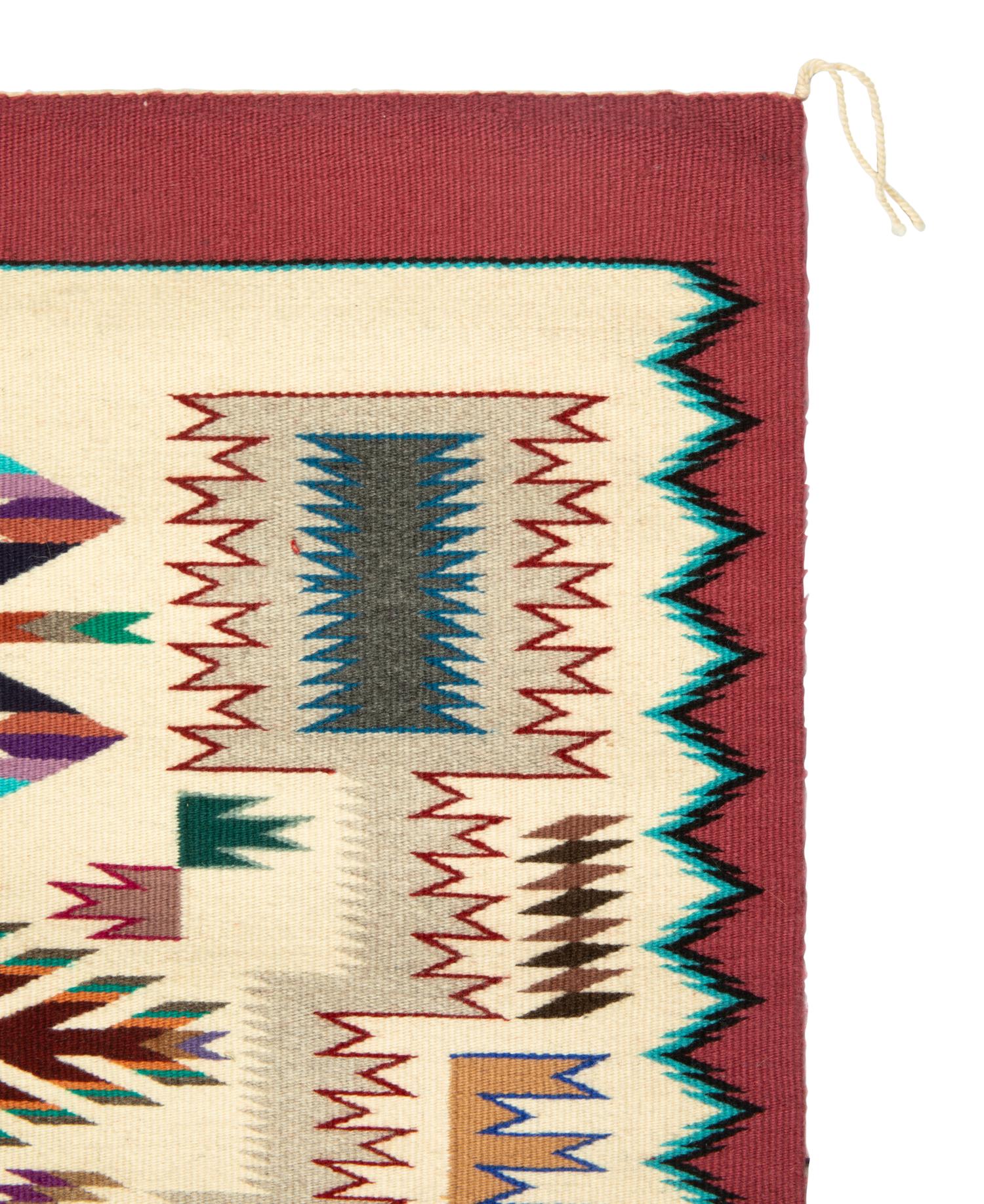Navajo Jeweled Storm Pattern Weaving