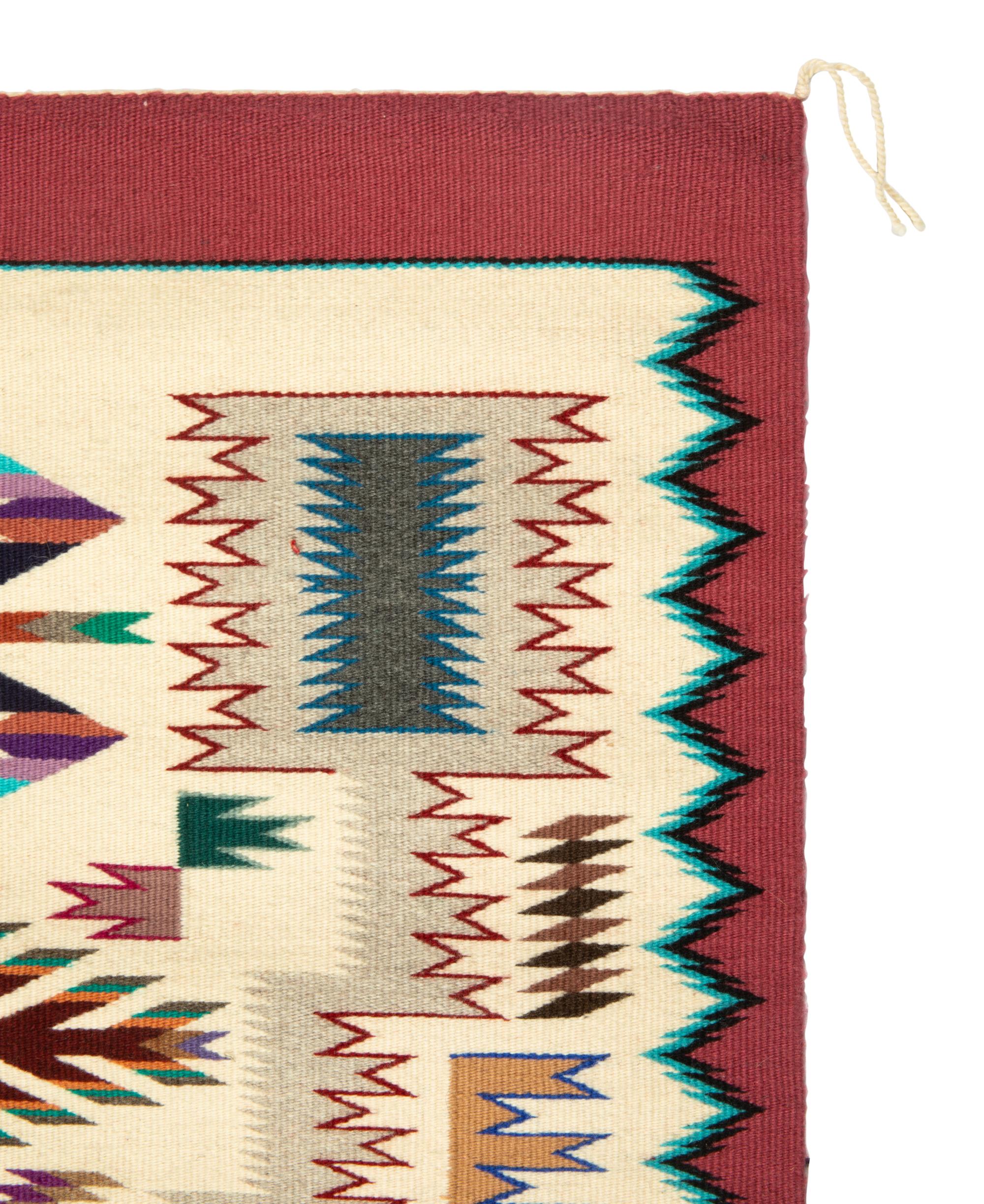 Navajo Jeweled Storm Pattern Weaving