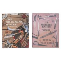 Rare Complete Set of M.H. Cole Knife Books: US Military Knives Books I through IV and The Skinning Knife Book