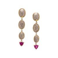 RICHARD KIMBALL, PINK SAPPHIRE EARRINGS