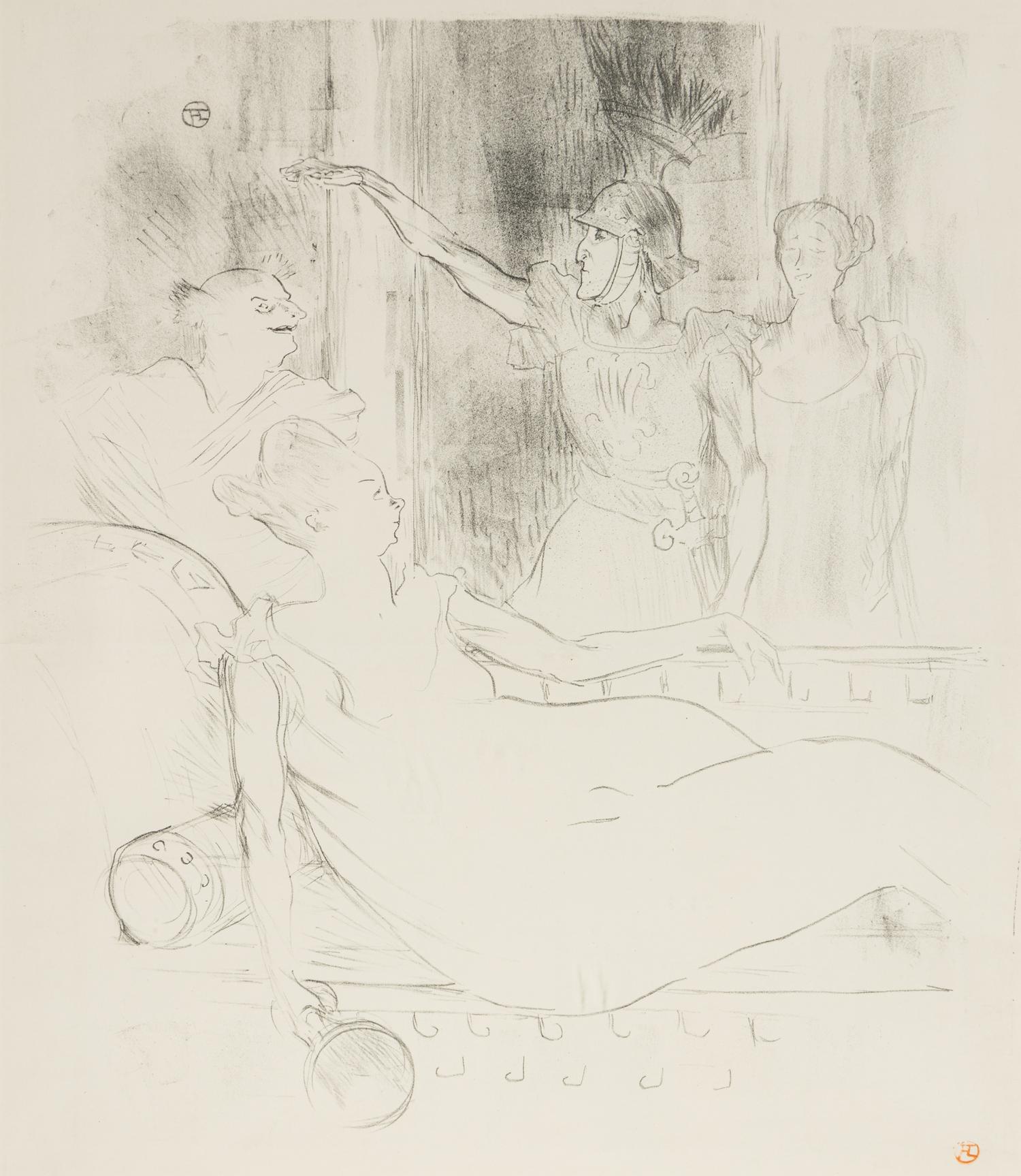 Dans 'La Belle Hélène', 1900