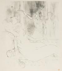 Dans 'La Belle Hélène', 1900