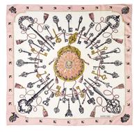 An Hermes Silk Scarf, 35 x 35 inches.