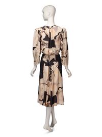 Thea Porter, Abstract Printed Silk Dress