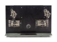 A Western Union Twin Telegraph Monitor Panel