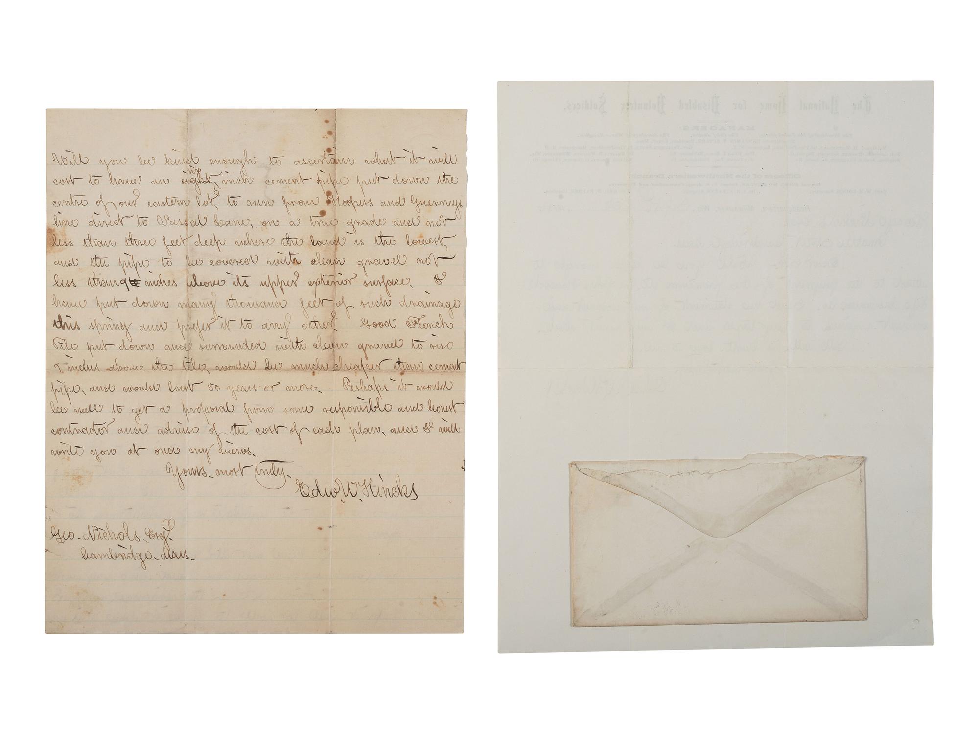 [CIVIL WAR - UNITED STATES COLORED TROOPS]. A group of 4 documents related to officers of USCT and Buffalo Soldier regiments including 2 ALsS from General Edward W. Hincks.