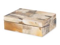 A Horn Veneered Cigar Humidor