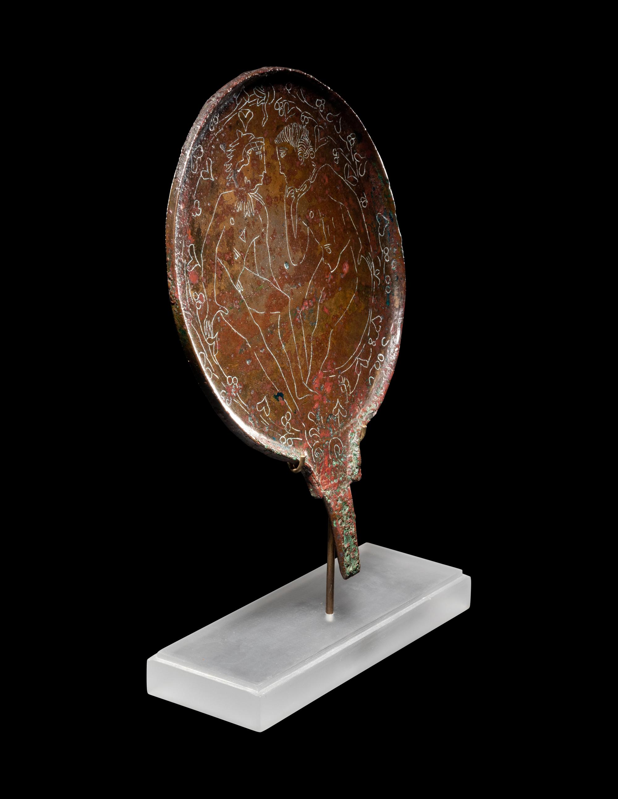 An Etruscan Bronze Mirror