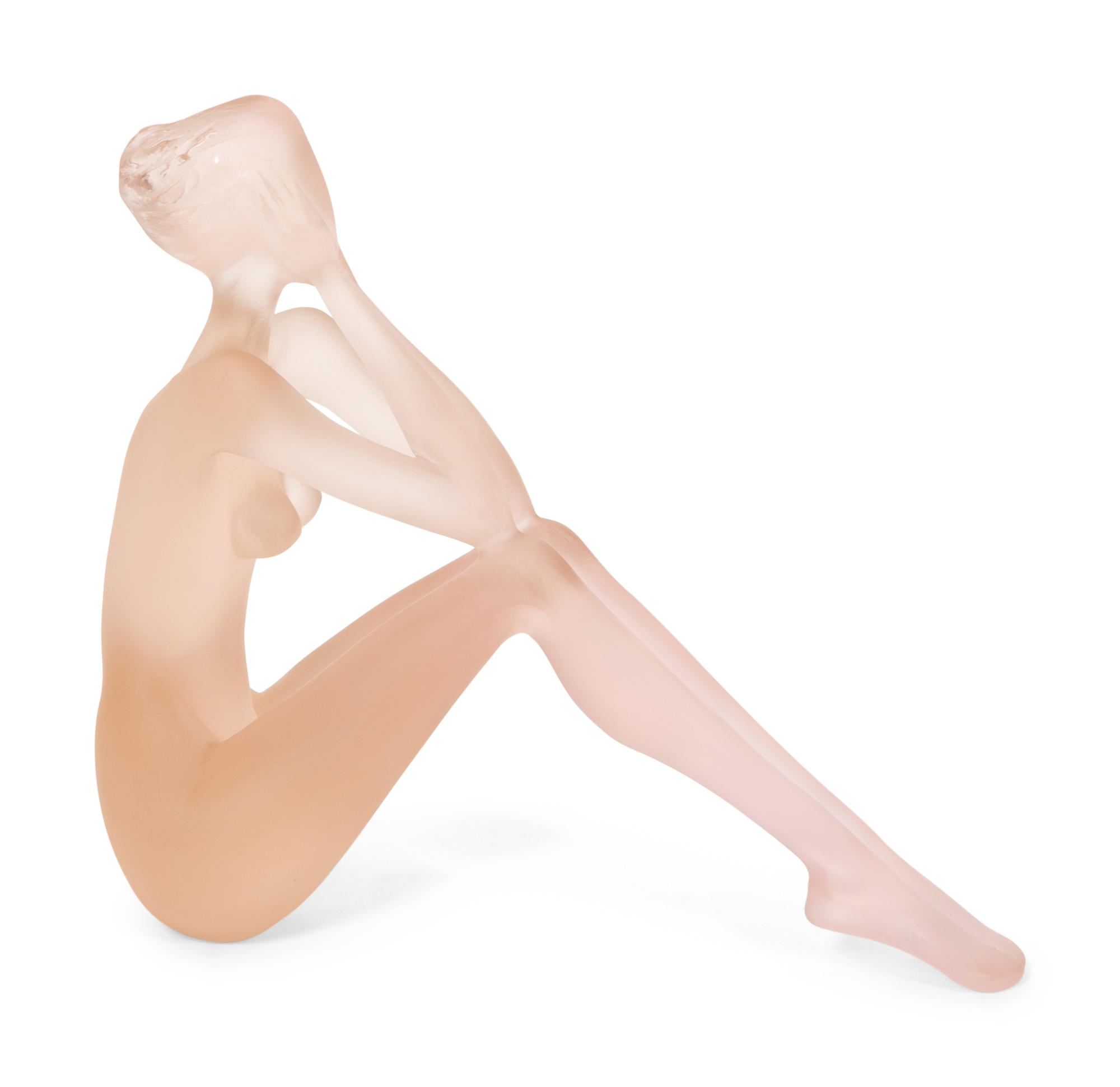 A Daum Pâte de Verre Songe Sculpture