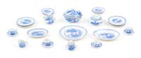 A Porcelain Dinner Service Diameter of charger 1 5/16 inches.