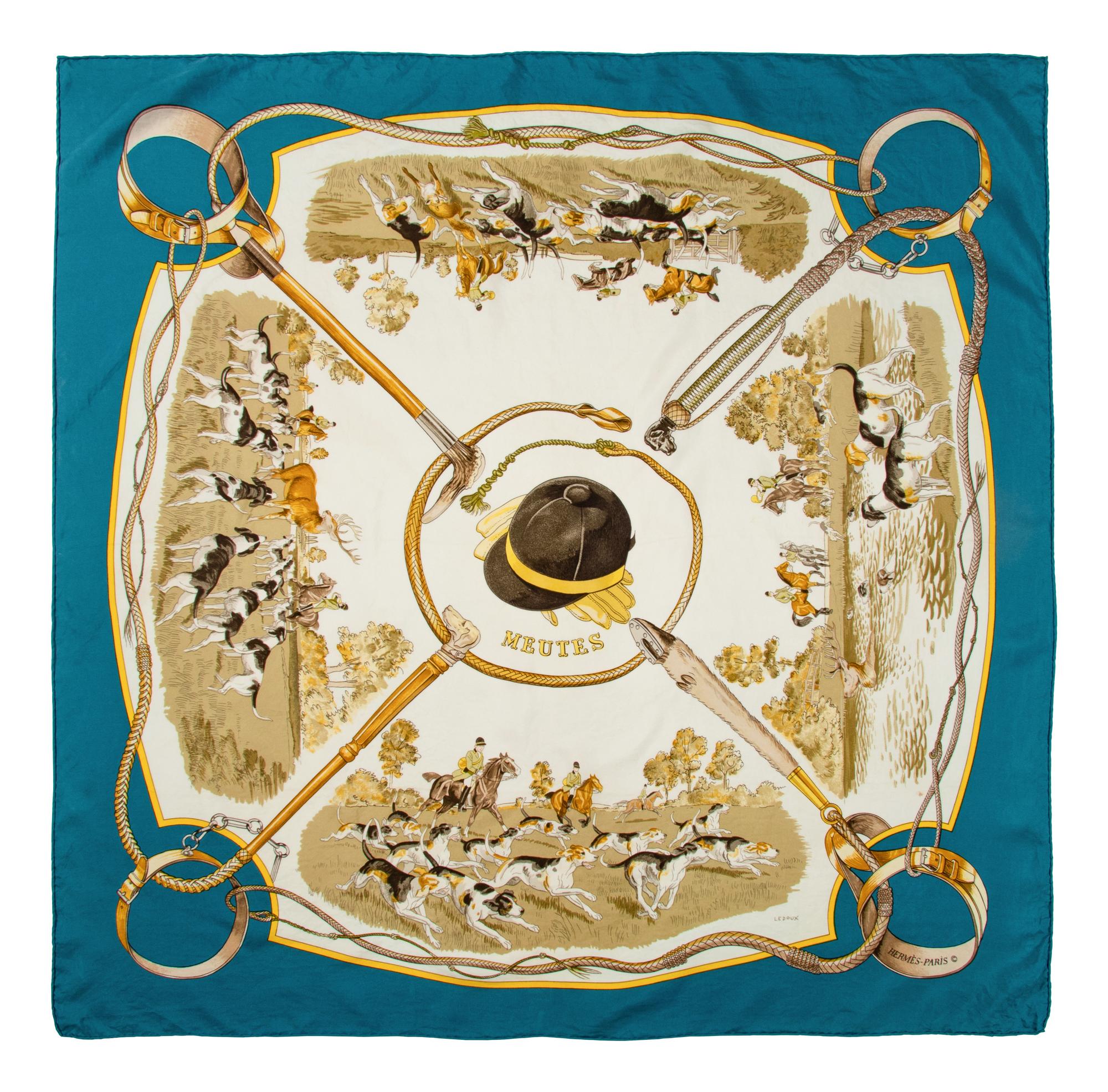 Two Hermès Scarves