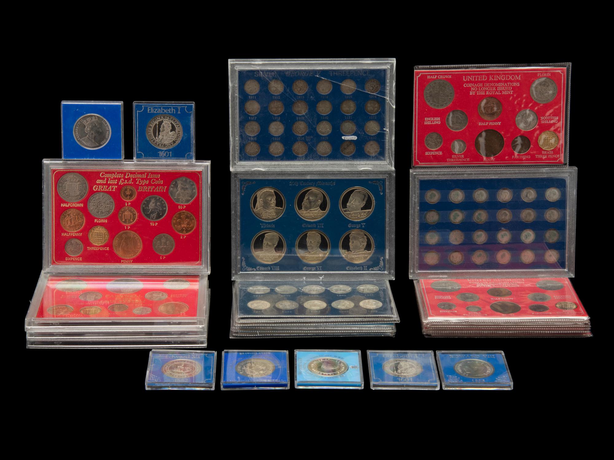[GREAT BRITAIN] A Large Collection of Proof Sets, Mint Sets, Type Sets and Commemoraitve Coins