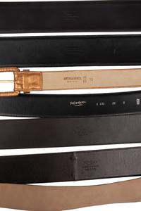 Seven Designer Belts, Including Yves Saint Laurent and Bottega Veneta
