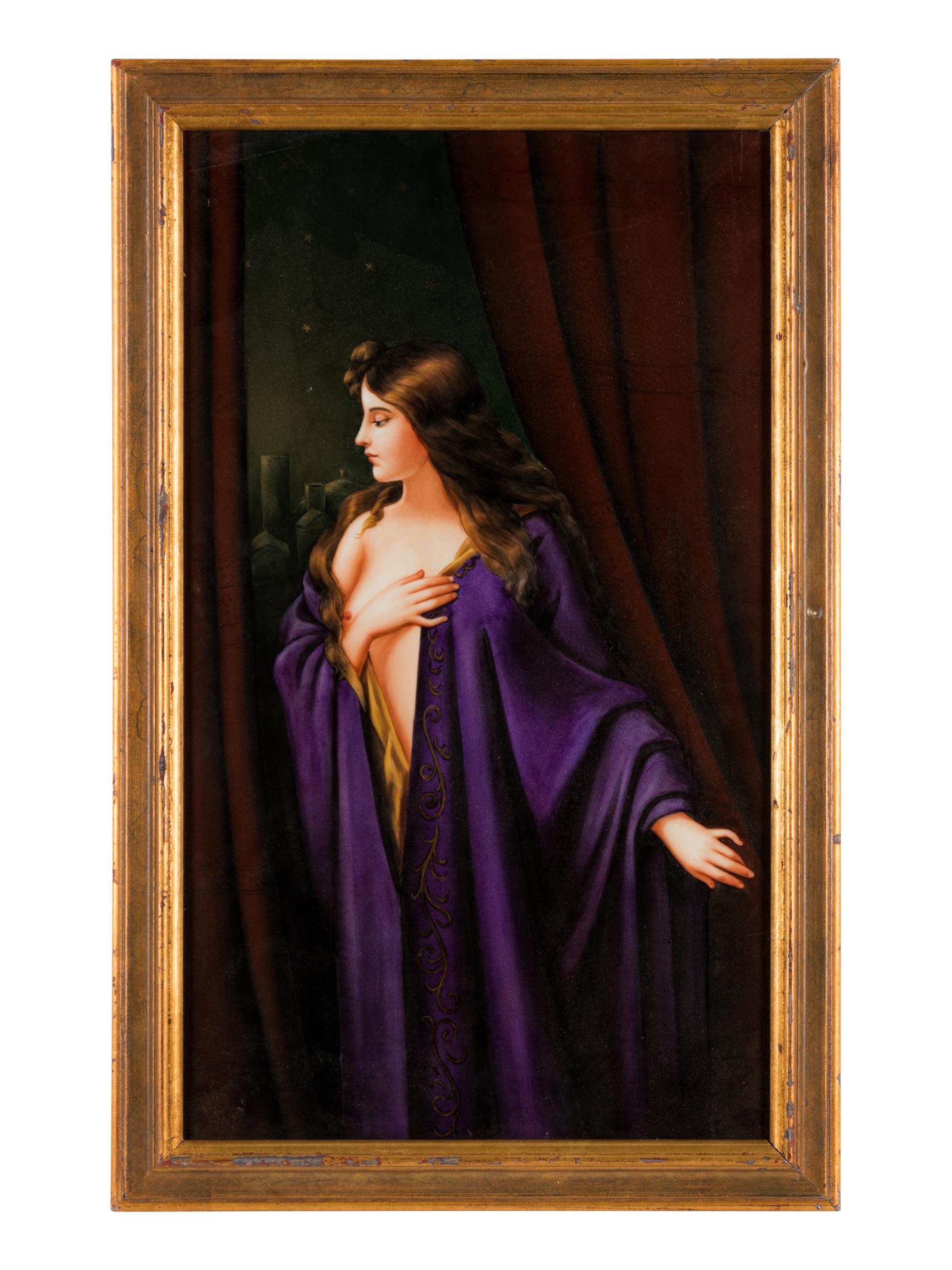 A German Porcelain Plaque