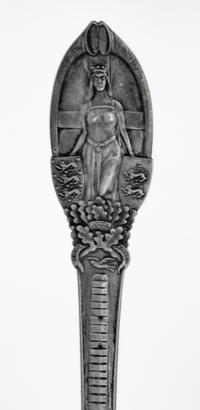 Five Danish Silver Flatware Articles