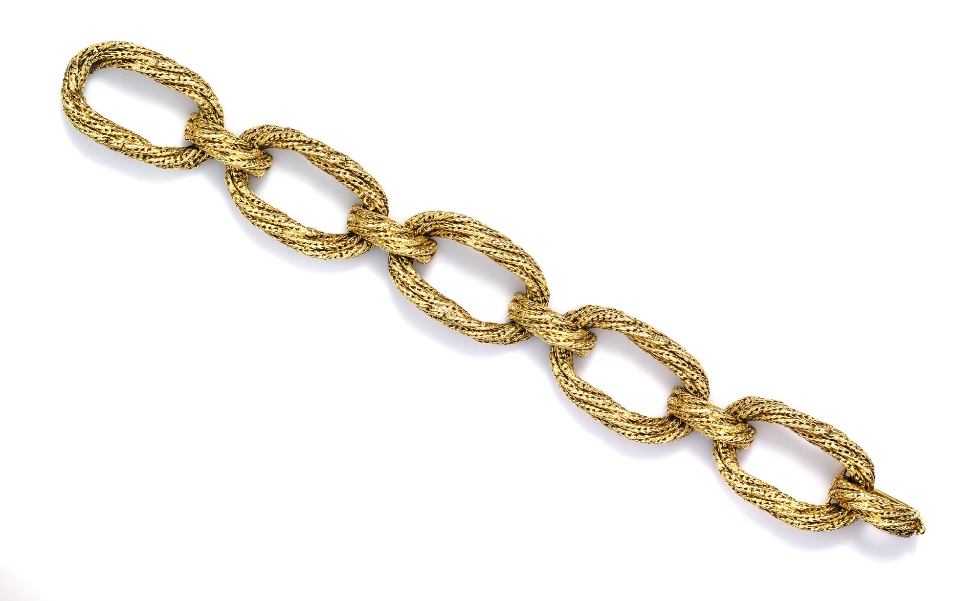 An 18 Karat Yellow Gold Bracelet, Carl Bucherer, 69.30 dwts.